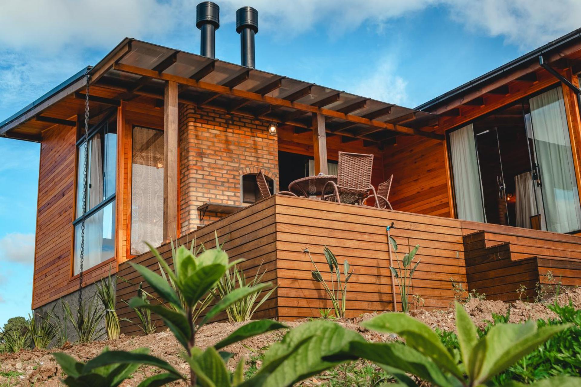 Cabanas Doce Recanto - Chalé Família Bom Retiro  Exteriér fotografie